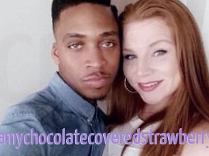 Creamychocolatecoveredstrawberry